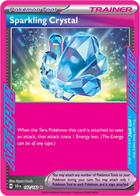 Cristal Brillante Español SCR 142/142 Pokémon Tcg