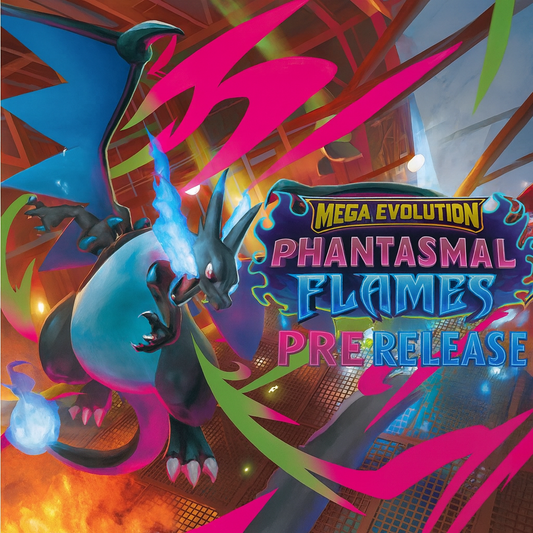 Pokemon TCG Mega Evolution Phantasmal Flames - Pre Release
