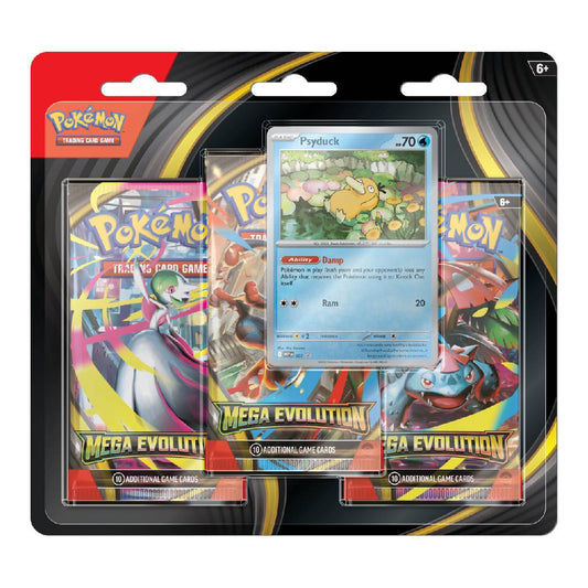 Pokemon TCG Mega evolution - 3-pack blister | Inglés