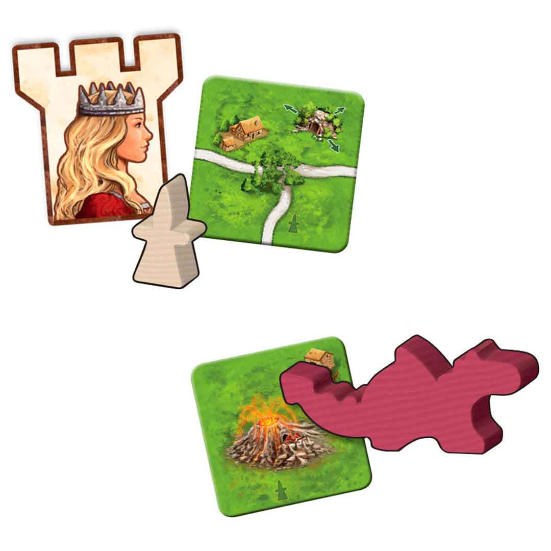 Carcassonne: La princesa y el Dragón