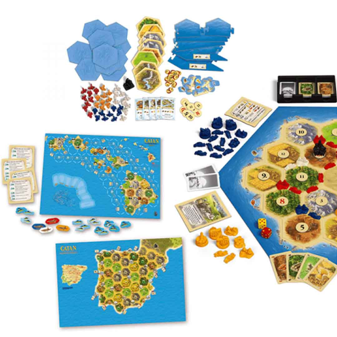 Catan Edición Extra (Base + Exp. Navegantes + Mapa especial)
