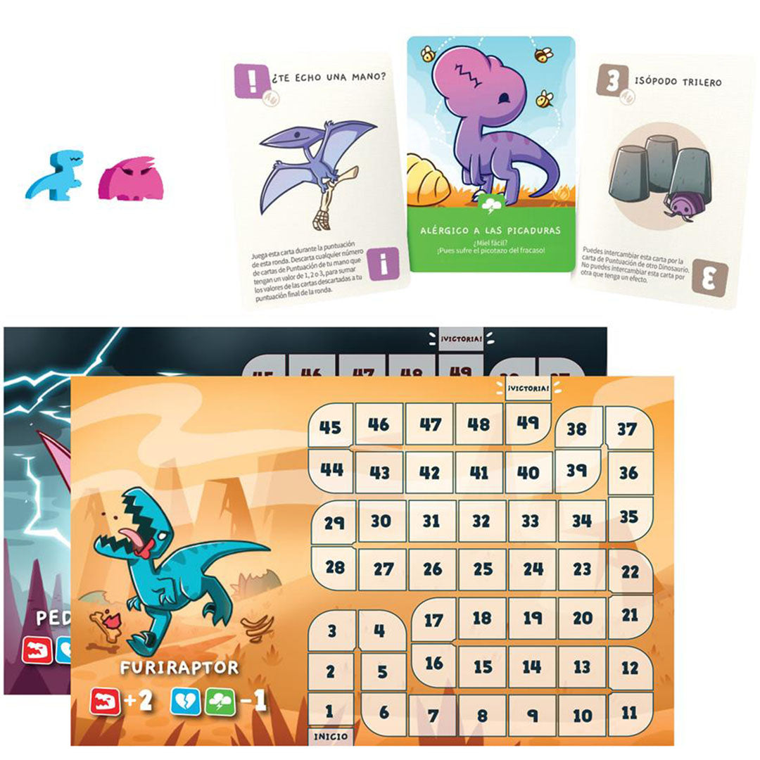Happy Little Dinosaurs Expansión para 5-6 Dinosaurios