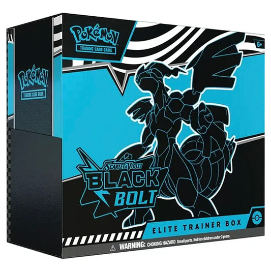 Pokémon TCG Scarlet & Violet - Black Bolt - Elite Trainer Box - Inglés