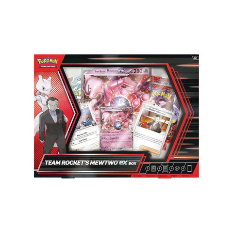 Pokemon TCG: Team Rocket's Mewtwo Ex Box ESP