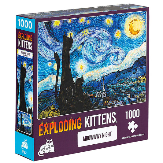 Puzzle Exploding Kittens: Mrowwwy Night - 1000 PCS