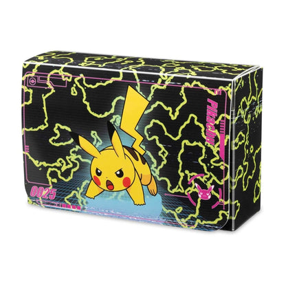 Deckbox Doble Pikachu Neon Charge - Pokémon Center