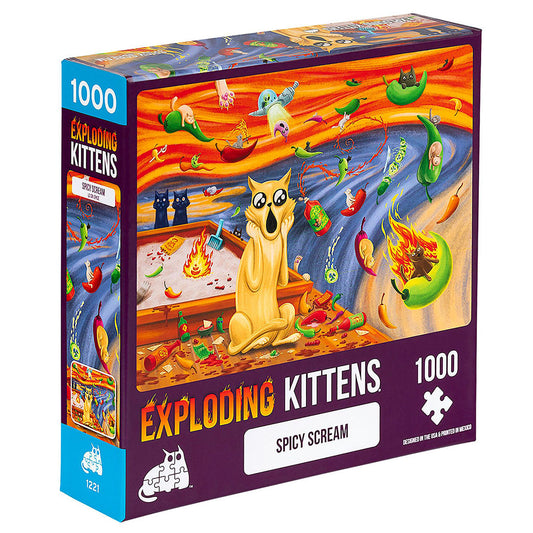 Puzzle Exploding Kittens: Spicy Scream - 1000 PCS