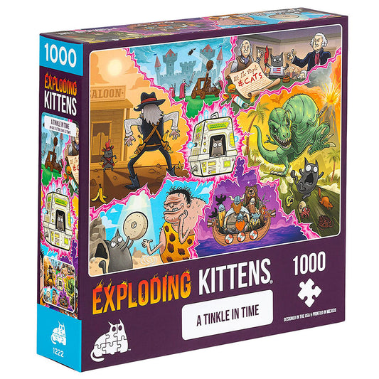 Puzzle Exploding Kittens: A tinkle in time - 1000 PCS