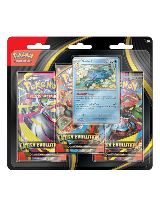 Pokemon TCG Mega evolution - 3-pack blister | Inglés